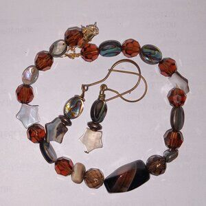 handmade bracelet matching earrings